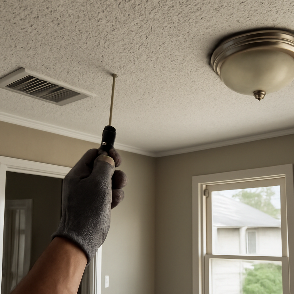 Where to test for asbestos
