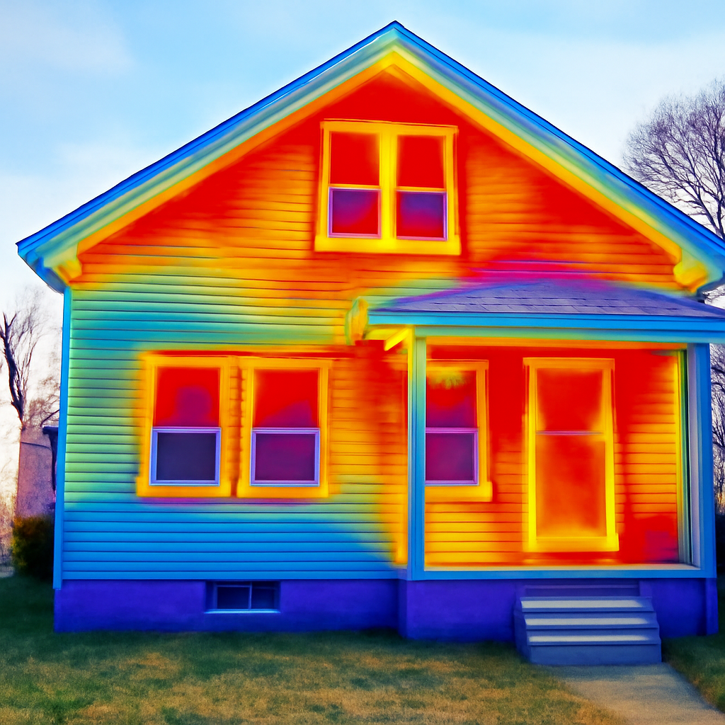 Thermal imaging building