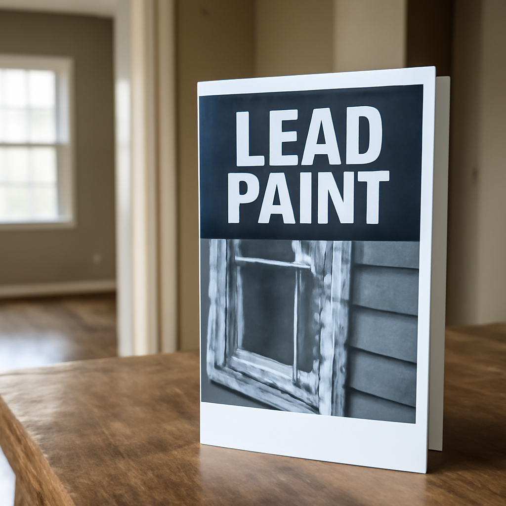 Lead paint pamphlet