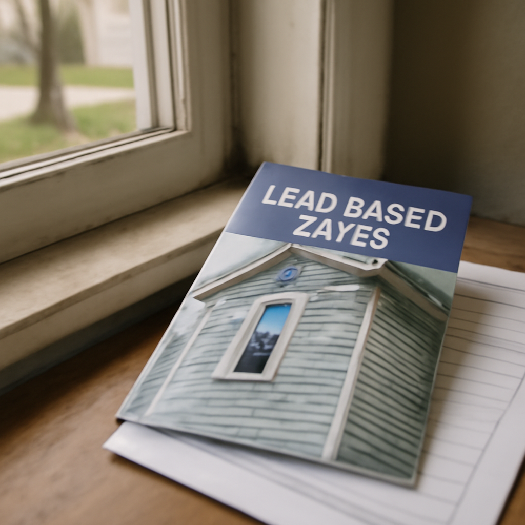 Lead based paint brochure
