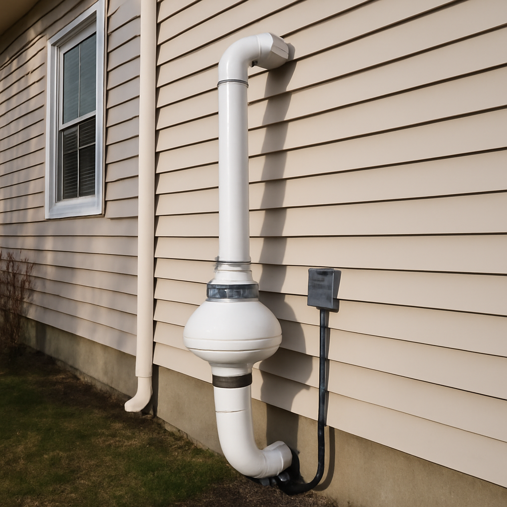 Radon.mitigation system