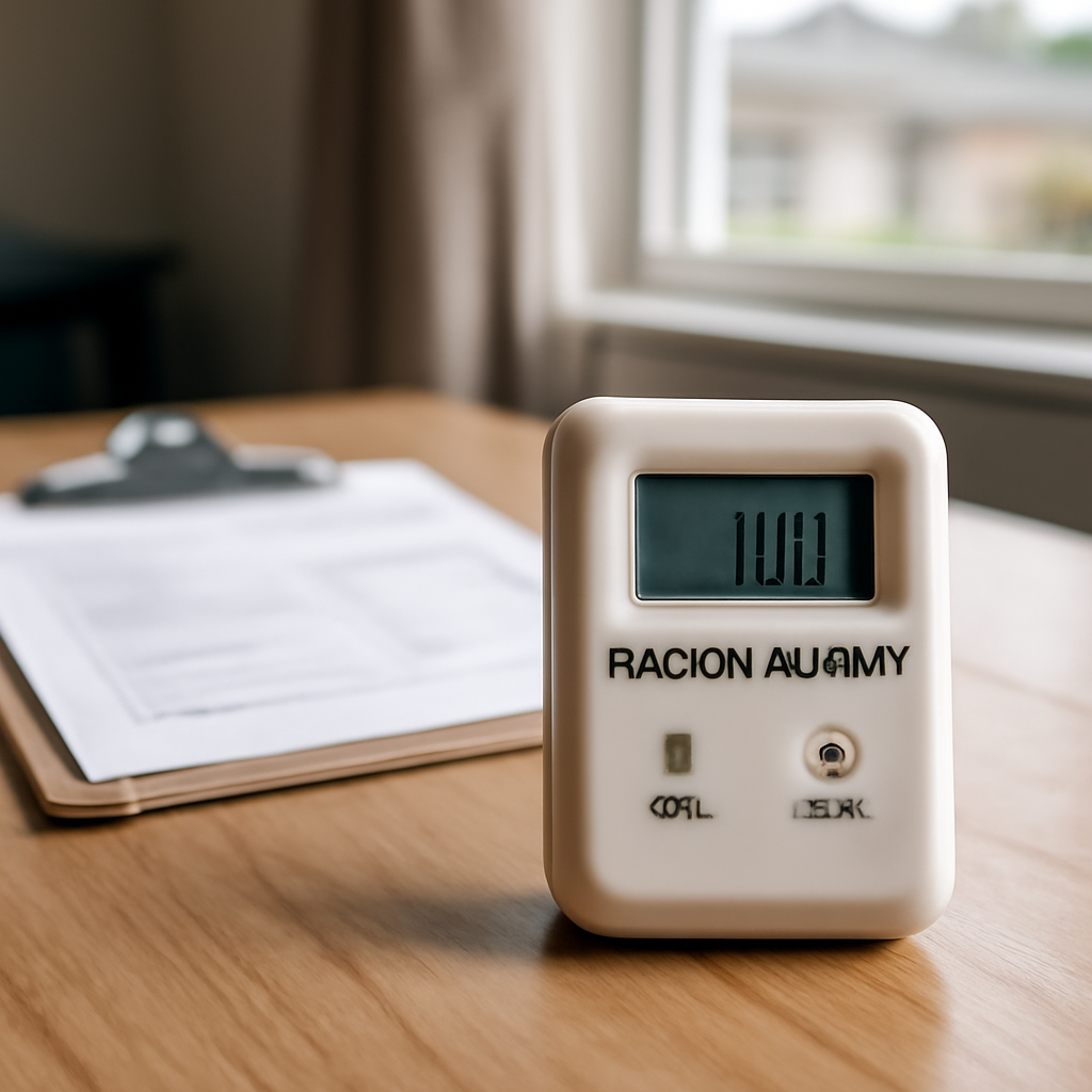 Radon alarm