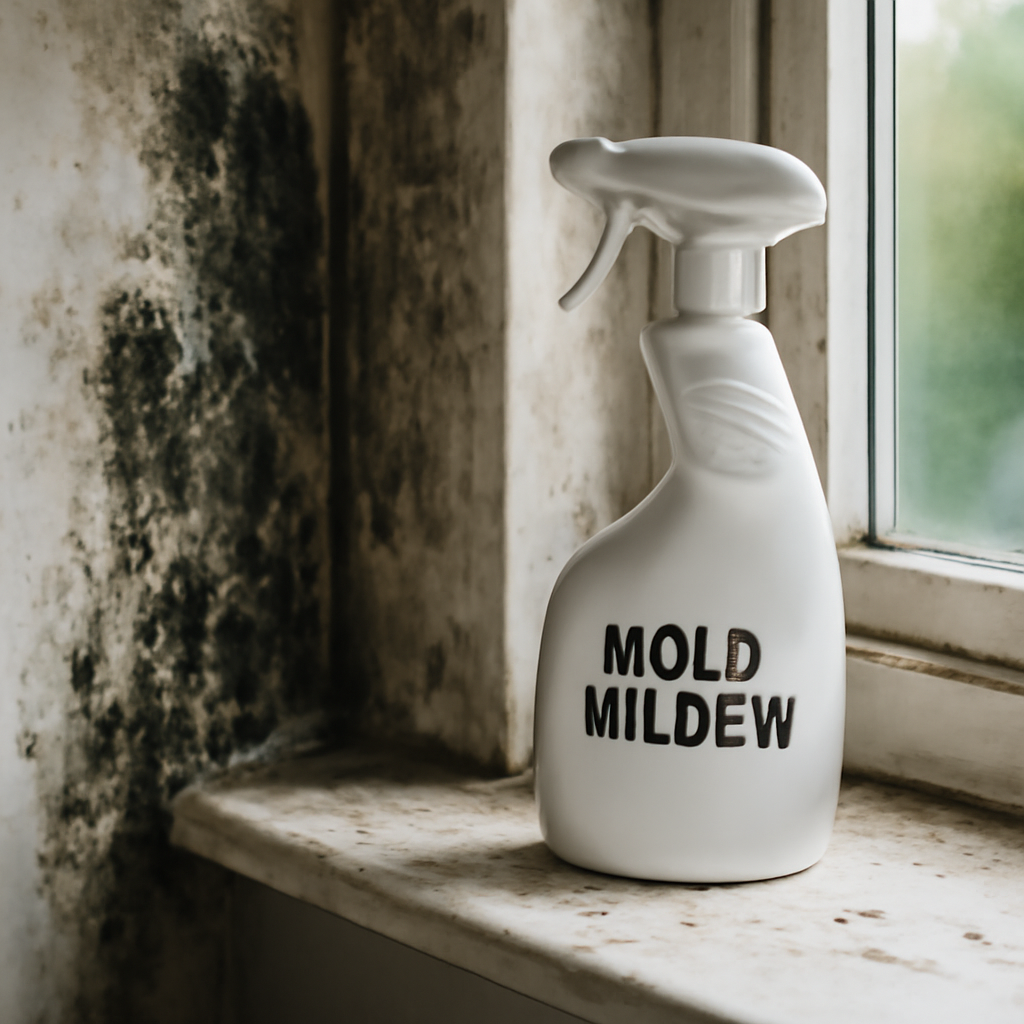 Mold and mildew spray