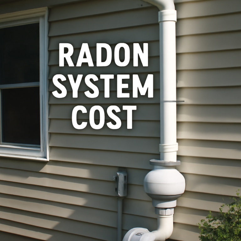 Radon System Cost: What Homeowners Pay