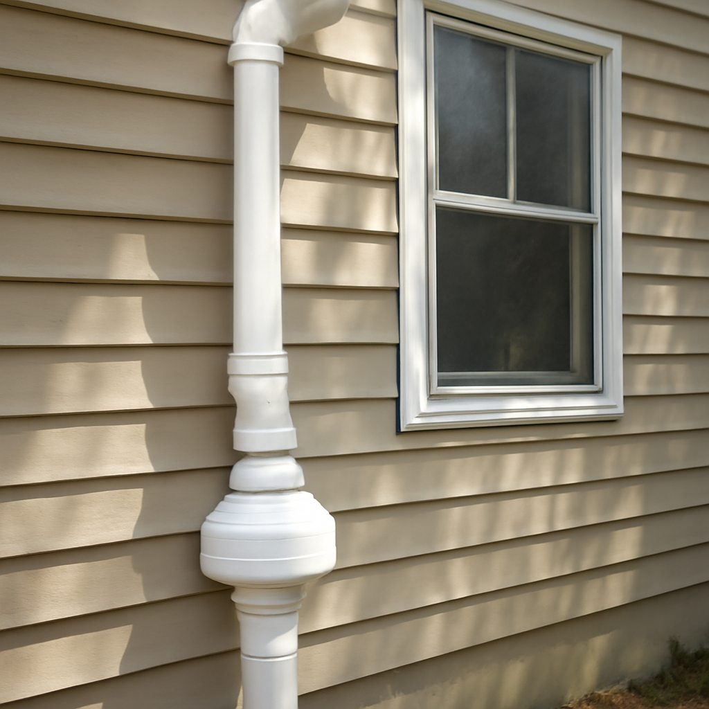 Radon pipe