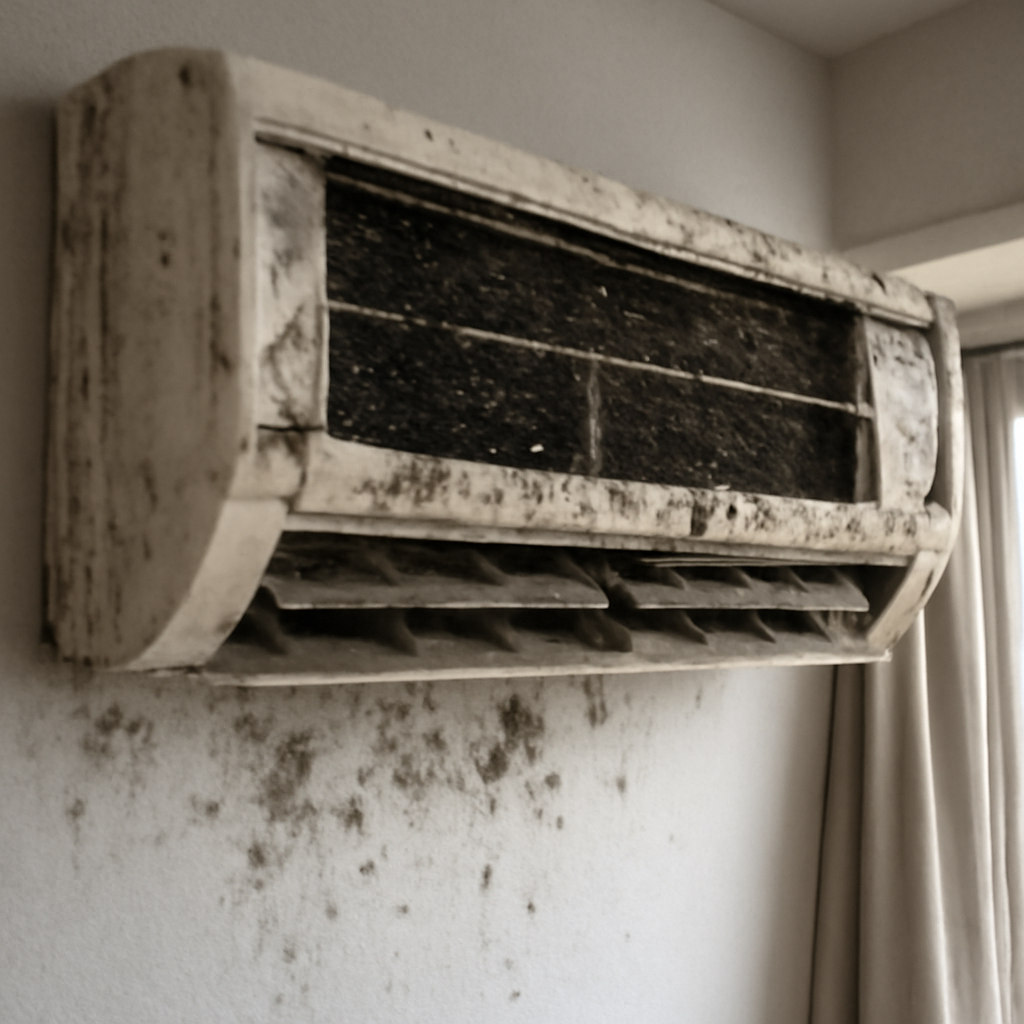 Black mold air conditioner