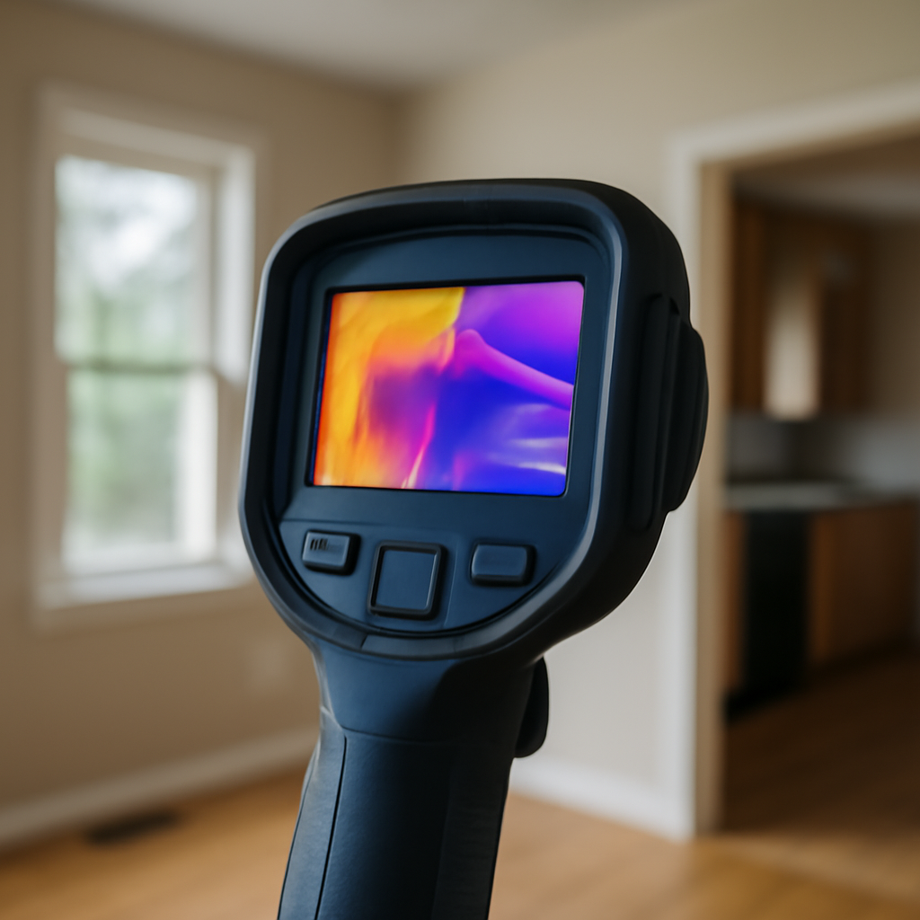 Thermal imaging camera for home inspection