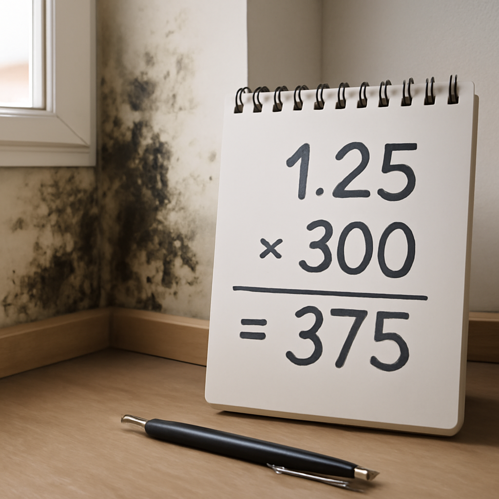 Mold removal cost per square foot