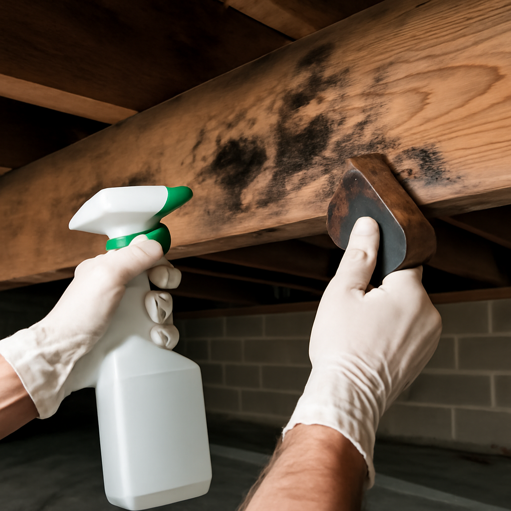 How to remove mold from crawl space yourself