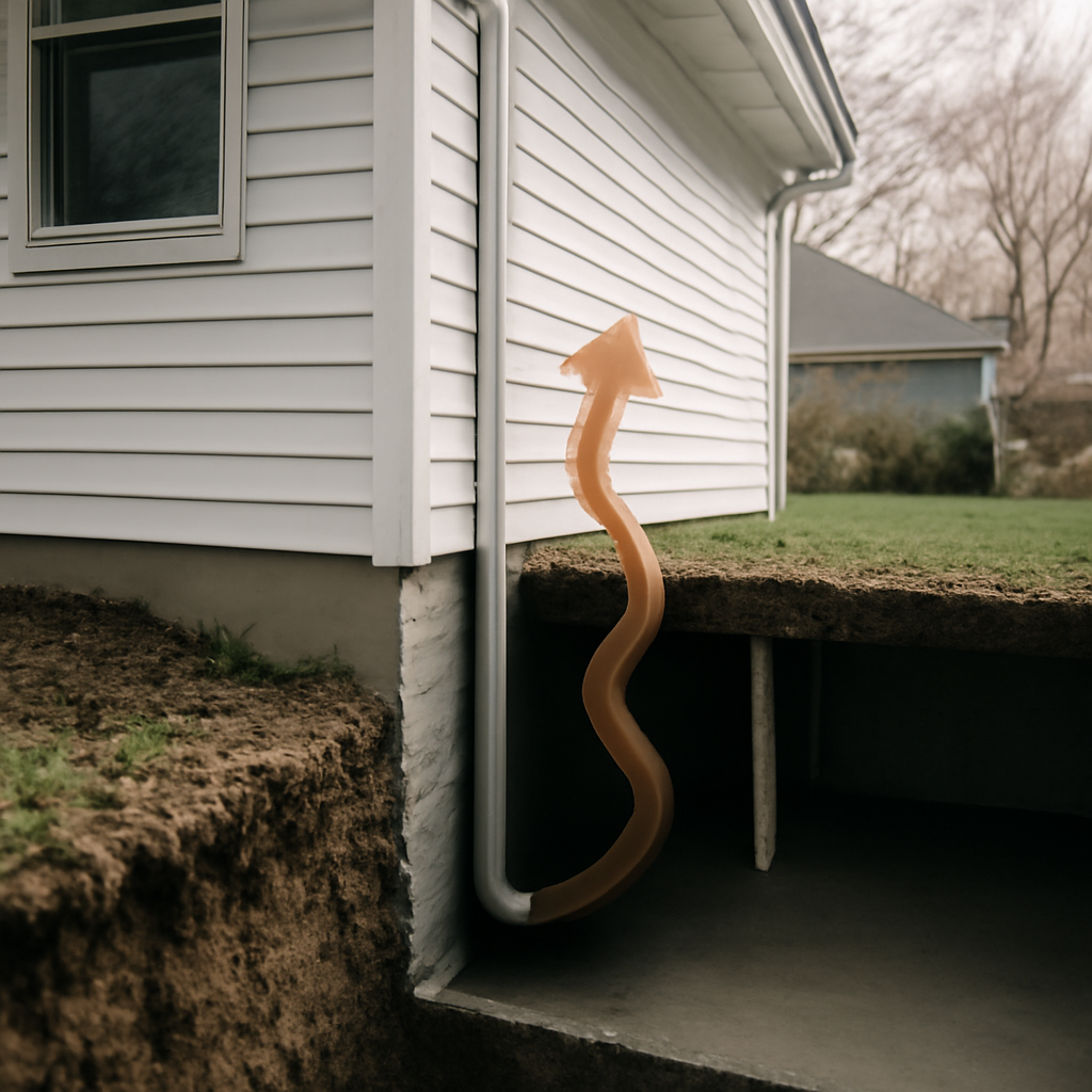 How does radon get into homes