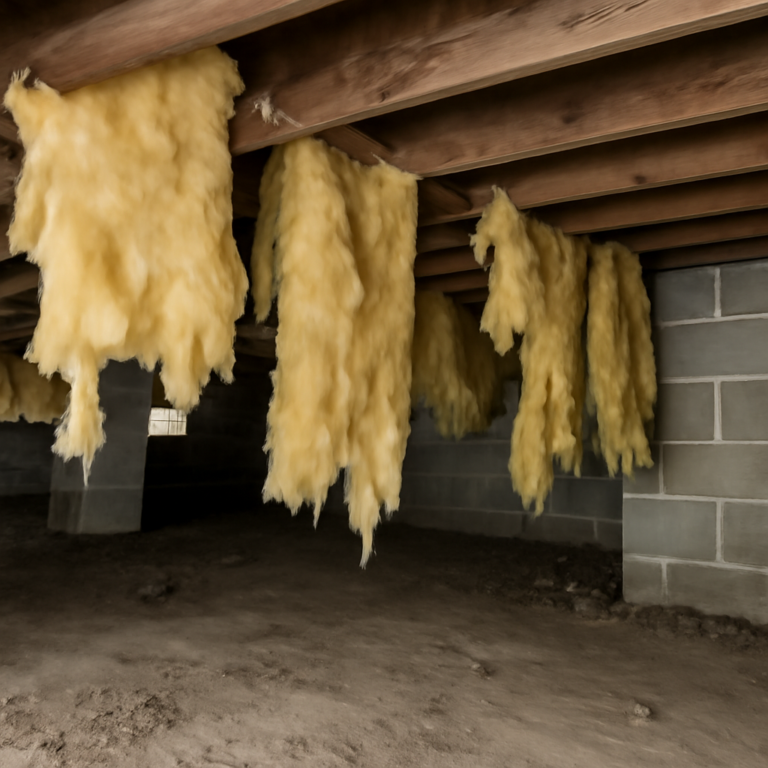 Removing and Replacing Old Crawl Space Insulation