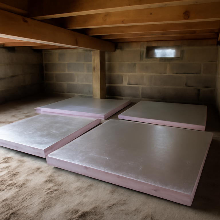 Crawl Space Insulation Types: A Material Guide