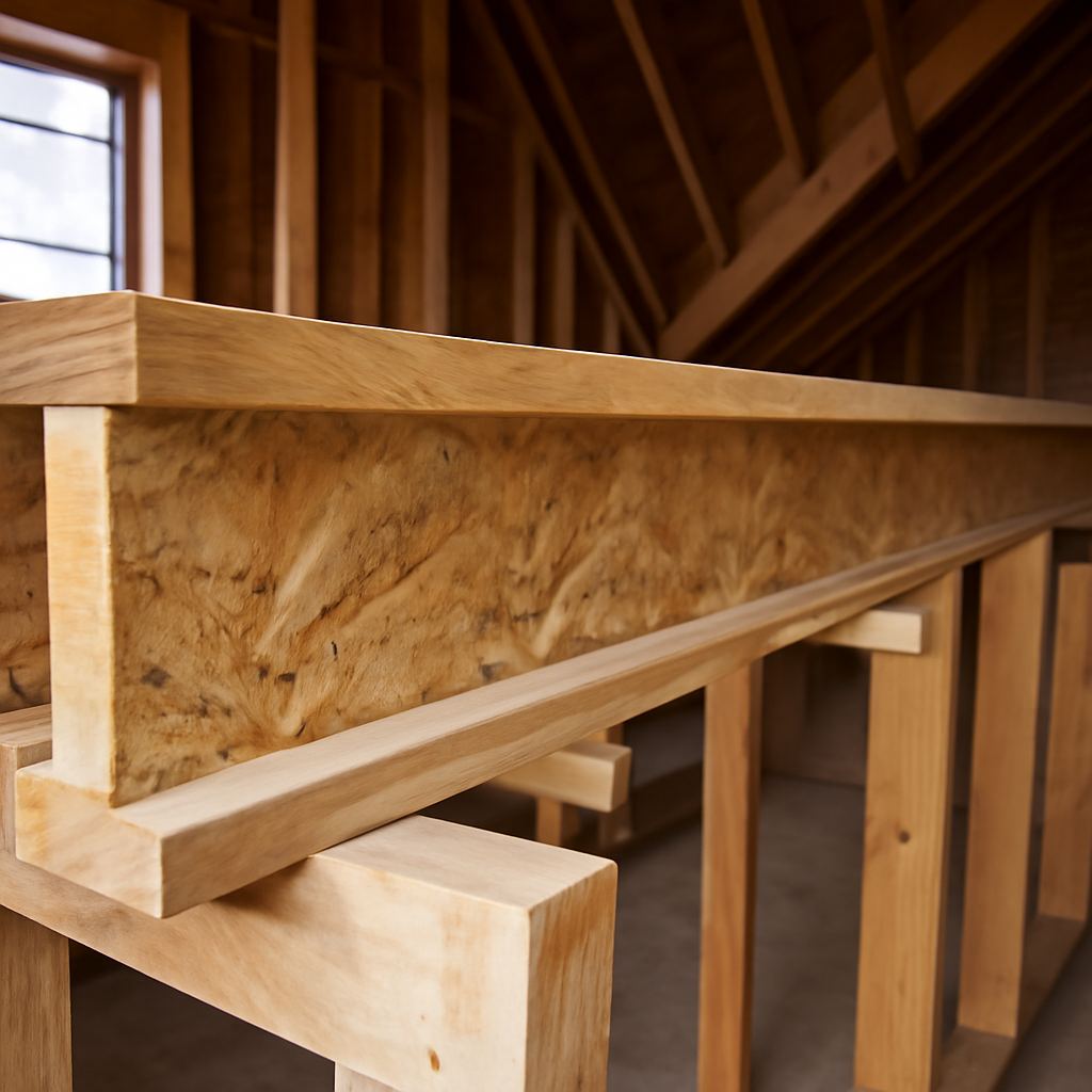 Engineered lumber beams