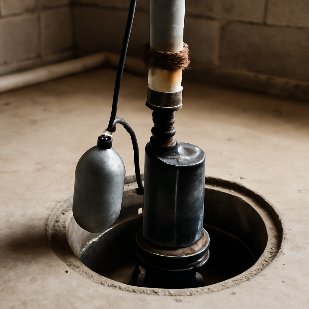 Sump pump float switch