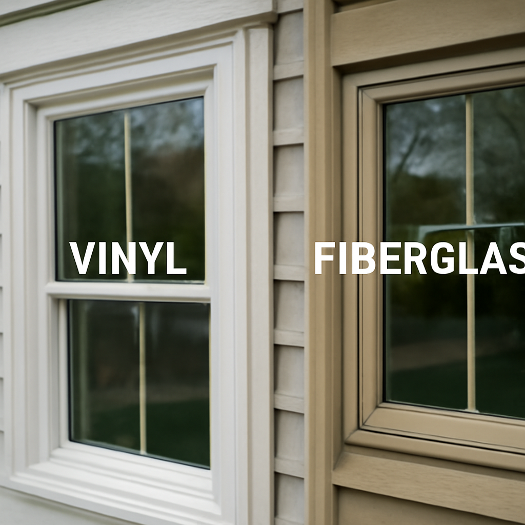 Vinyl vs fiberglass windows
